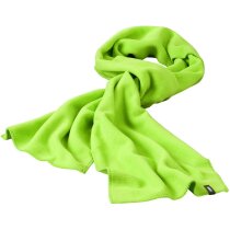 Bufanda polar de colores verde personalizado