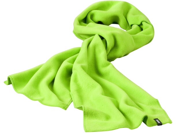 Bufanda polar de colores personalizada verde Bufanda polar de colores personalizada verde