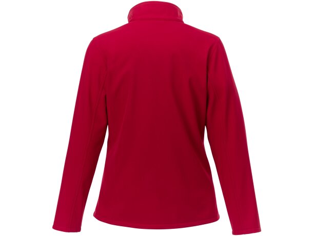 Chaqueta softshell Orion con microforro para mujer Rojo detalle 3