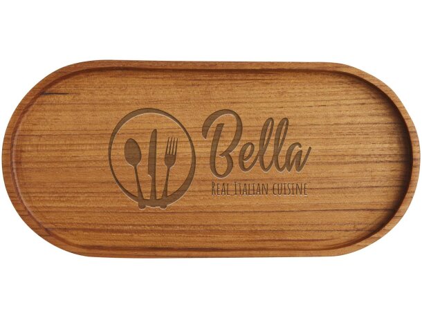 Bandeja madera teca reciclada artesanal Originalhome Madera detalle 2