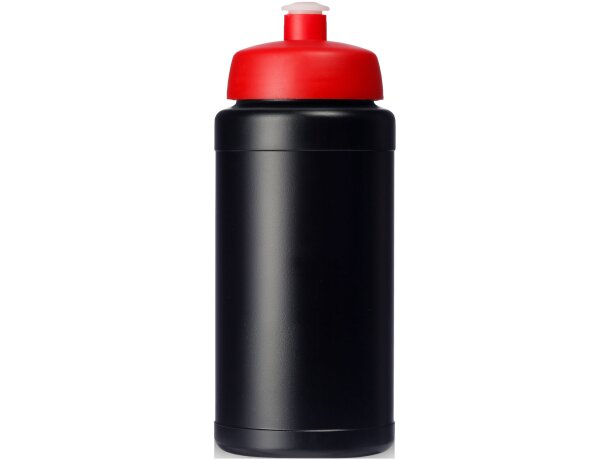 Baseline® Plus Bidón deportivo con tapa de 500 ml Negro intenso/rojo detalle 4