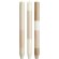 Velas de piedra caliza en capas Originalhome set de 3 Blanco roto detalle 1