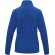 Chaqueta polar mujer Zelus con microforro 140 g/m² Azul detalle 21