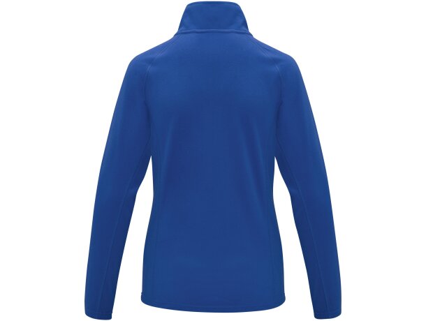 Chaqueta polar mujer Zelus con microforro 140 g/m² Azul detalle 21