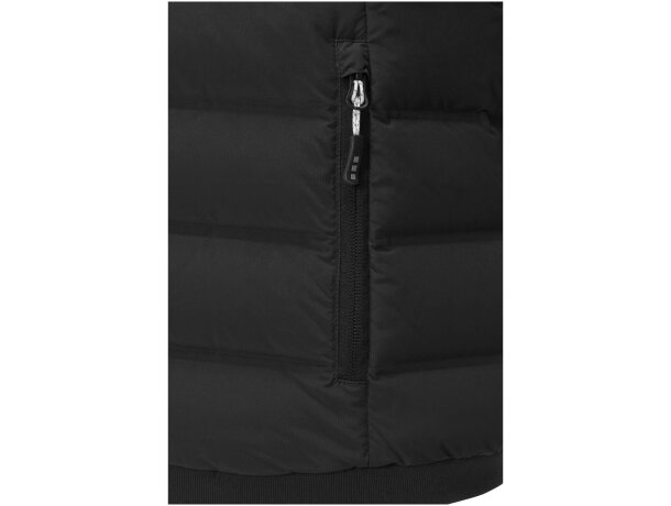 Chaqueta plumón reciclado certificado RDS para mujer Macin Negro intenso detalle 14