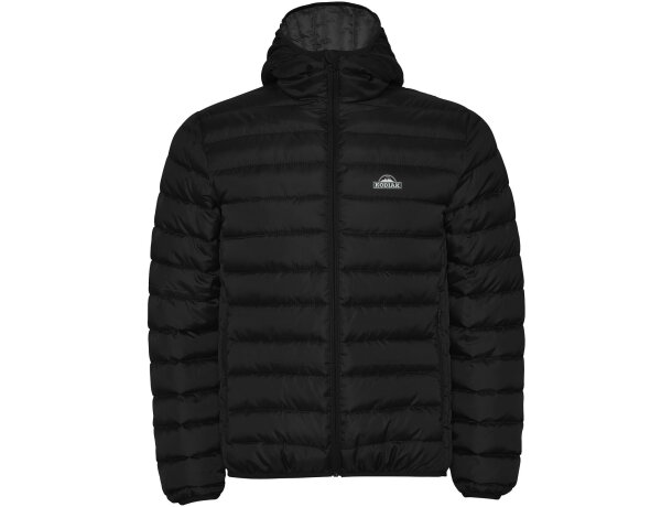 Chaqueta aislamiento hombre Norway Roly con capucha Negro intenso detalle 1