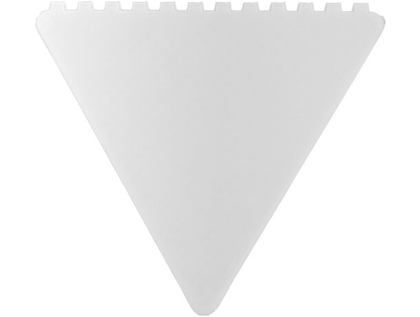 Rascador de hielo triangular Frosty de plástico reciclado Blanco detalle 3