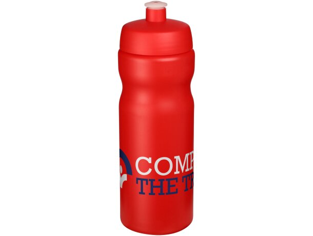 Bidón deportivo Baseline Plus 650 ml con tapa antifugas Rojo detalle 5