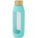 Botella de vidrio borosilicato de 600 ml con agarre de silicona Tidan Verde marea detalle 4