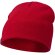 Gorro Izu de acrílico con punto de costilla 1x1 Rojo