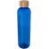 Bidón Ziggs 1000 ml PET reciclado con tapa bambú certificado Azul