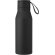 Botella de acero inoxidable con aislamiento al vacío de cobre de 500 ml con tapa y correa de cuero de poliuretano Ljungan Negro intenso detalle 13