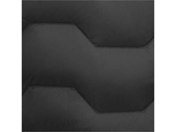 Chaleco aislante reciclado GRS con plumas RDS mujer Epidote Negro intenso detalle 25