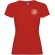 Camiseta mujer manga corta Jamaica Roly 100% algodón entallada Rojo detalle 57