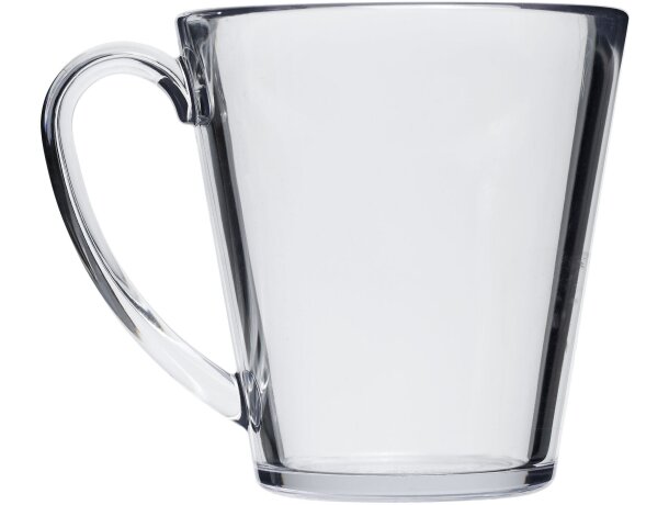 Taza plástico San suprema 350 ml personalizable corporativa Transparente claro detalle 6