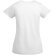 Camiseta mujer algodón orgánico Breda de Roly Blanco detalle 2