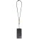 Lanyard para smartphone Adhab con detalles de bambú Negro intenso detalle 4