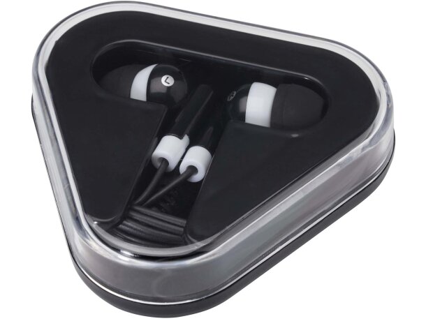 Auriculares con estuche plástico reciclado Rebel Blanco detalle 10