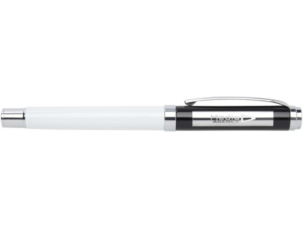 Set libreta A5 y rollerball Legato Elegance certificado RCS Blanco/negro intenso detalle 22