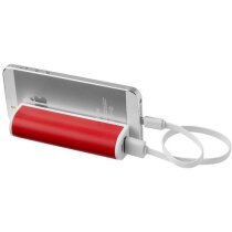 Batería externa de 2200 mah con ventosa barata roja Batería externa de 2200 mah con ventosa barata roja