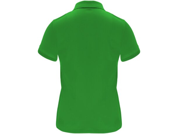 Polo deportivo de manga corta para mujer Monzha Roly Verde helecho detalle 34