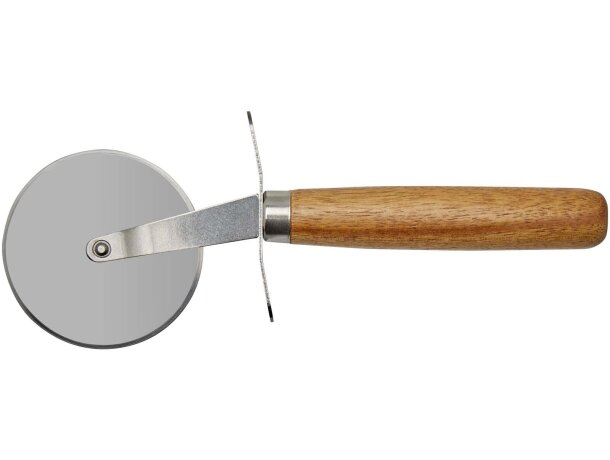 Set para pizza Timberito con tabla y cortador de acacia Madera detalle 2