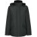 Parka acolchada America de Roly para mujer en poliéster reciclado Plomo oscuro