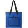Bolsa tote plegable EcoFold de poliéster reciclado certificado GRS Azul real detalle 11