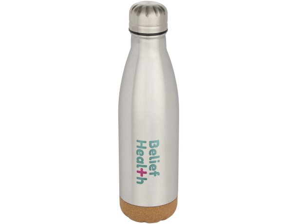 Botella térmica Cove 500ml acero inoxidable doble pared Plateado mate detalle 7