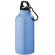 Cantimplora de aluminio con mosquetón 350 ml personalizada azul claro