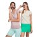 Camiseta cuello pico mujer Roly Victoria algodón 155 g/m² detalle 54