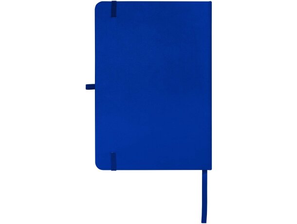 Libreta A5 Teak con tapa dura de tacto suave reciclado Azul real detalle 28