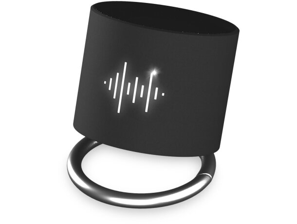 Altavoz SCX.design S26 retroiluminado bluetooth 3w Negro intenso detalle 4