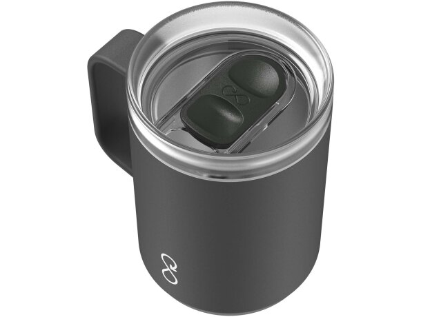 Taza Ocean Bottle 350ml acero reciclado con asa ergonómica Gris acero inoxidable detalle 11