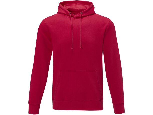 Sudadera con capucha Charon para hombre con interior afelpado Rojo detalle 8