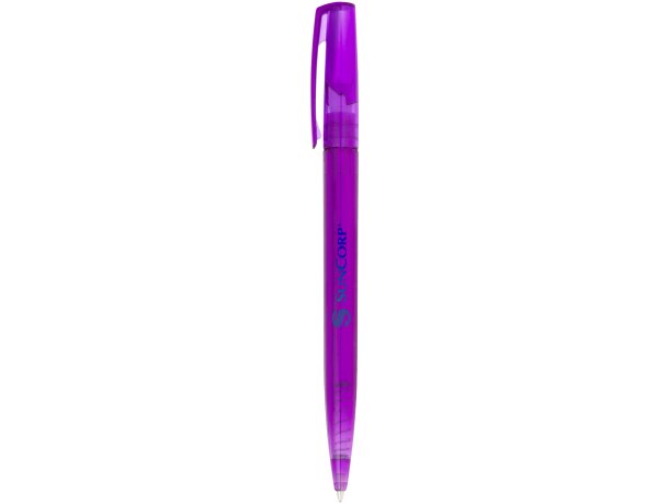 Bolígrafo de plástico en varios colores Morado detalle 1