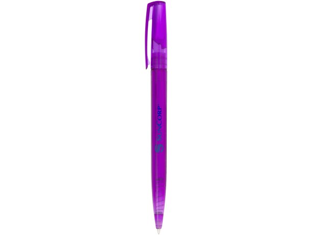 Bolígrafo de plástico en varios colores Morado detalle 1