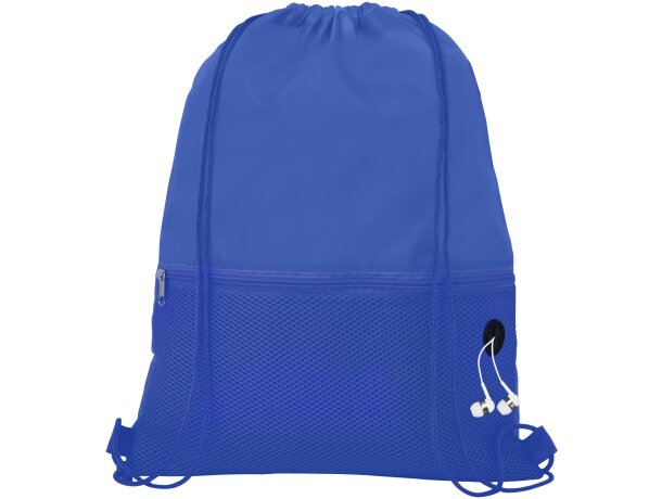 Mochila de cuerdas para empresa poliéster Oriole Azul real detalle 9