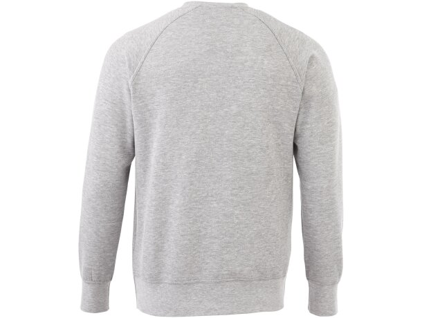 Sudadera de cuello redondo unisex Kruger Gris mezcla detalle 16