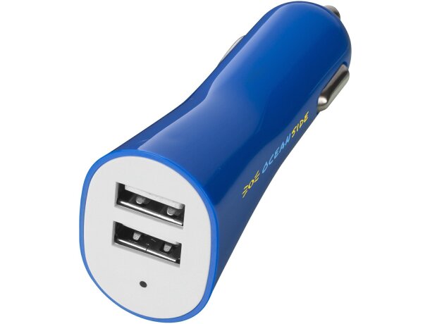 Adaptador doble para coche con usb