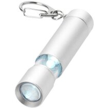 Llavero linterna con pulsaor barato plata Llavero linterna con pulsaor barato plata
