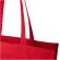 Bolsa tote algodón reciclado GRS con refuerzos Florida 14L Rojo detalle 20
