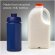 Bidón deportivo Baseline reciclado con tapa Flip 500ml Azul/azul detalle 4