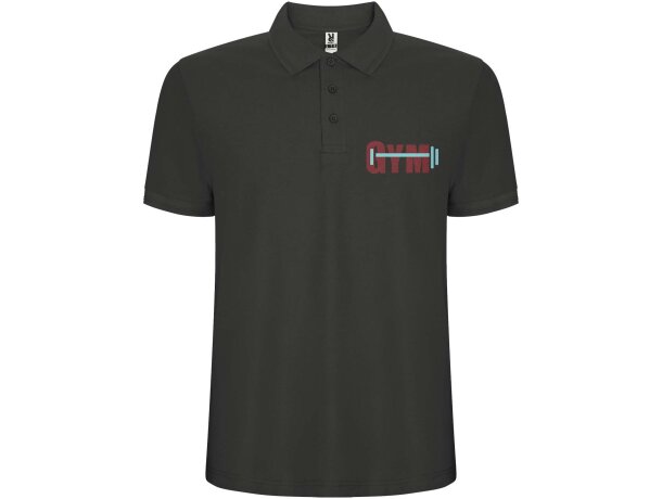 Polo manga corta hombre Pegaso Premium Roly punto piqué detalle 5