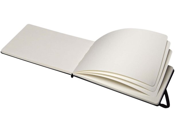 Álbum acuarelas Moleskine papel FSC 200 g/m² prensado frío Negro intenso detalle 4