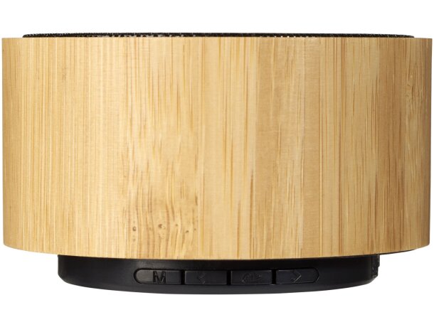 Altavoz Bluetooth® de bambú Cosmos Natural/negro intenso detalle 10