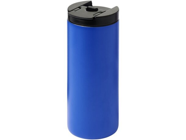 Vaso de 360 ml con aislamiento de cobre al vacío Lebou Azul real detalle 12