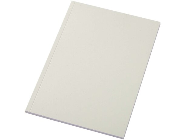 Libreta A5 Novella Austen tapa blanda papel reciclado Blanco marfil detalle 4