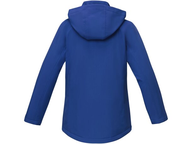 Chaqueta softshell acolchada Notus para mujer con capucha Azul detalle 13