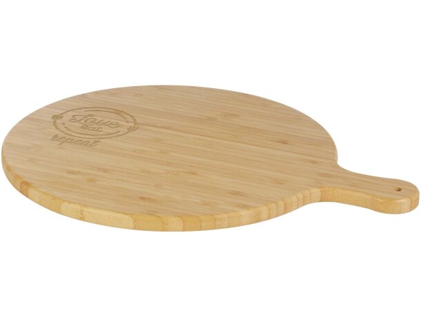 Tabla de cortar Delys en bambú con mango ergonómico Natural detalle 1